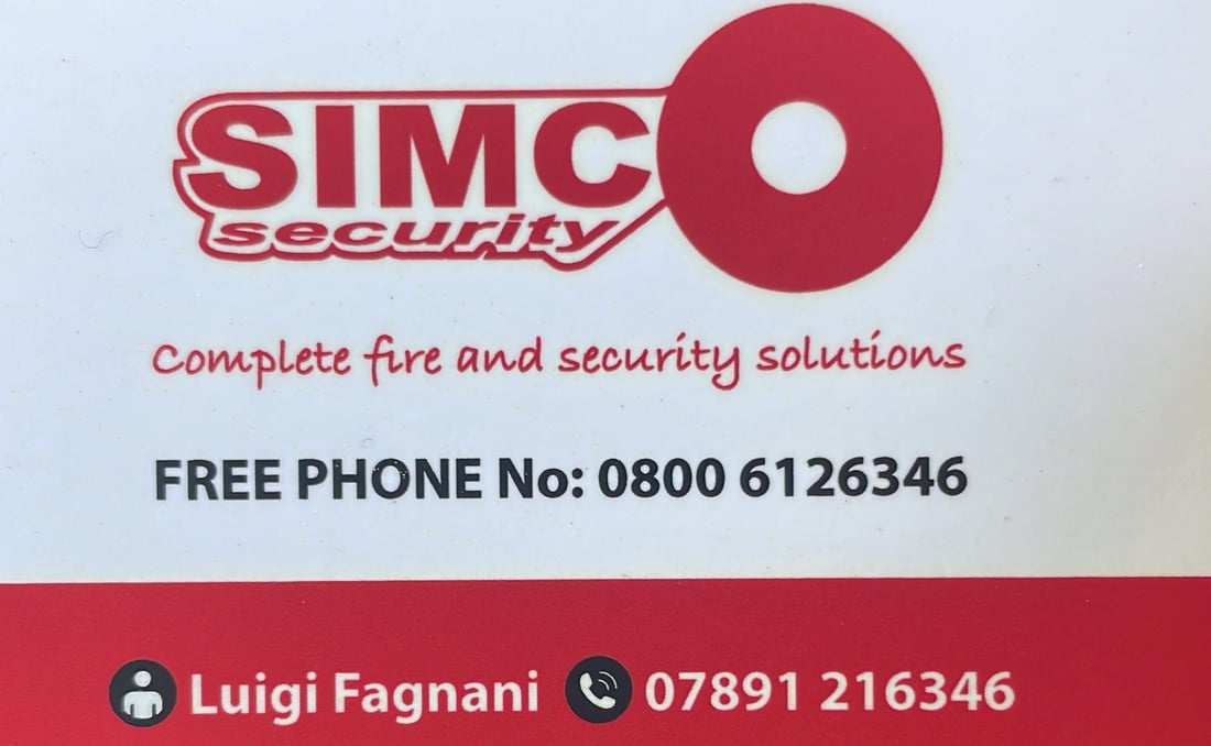 Main header - "SIMCO SECURITY LIMITED"