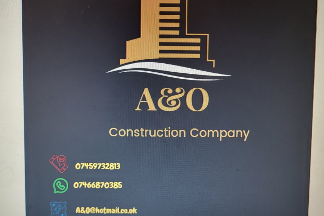 Main header - "A & O Builders"