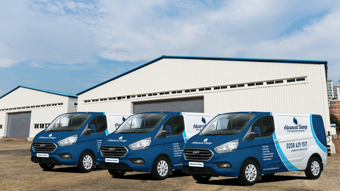 Main header - "ADVANCED DAMP LTD"