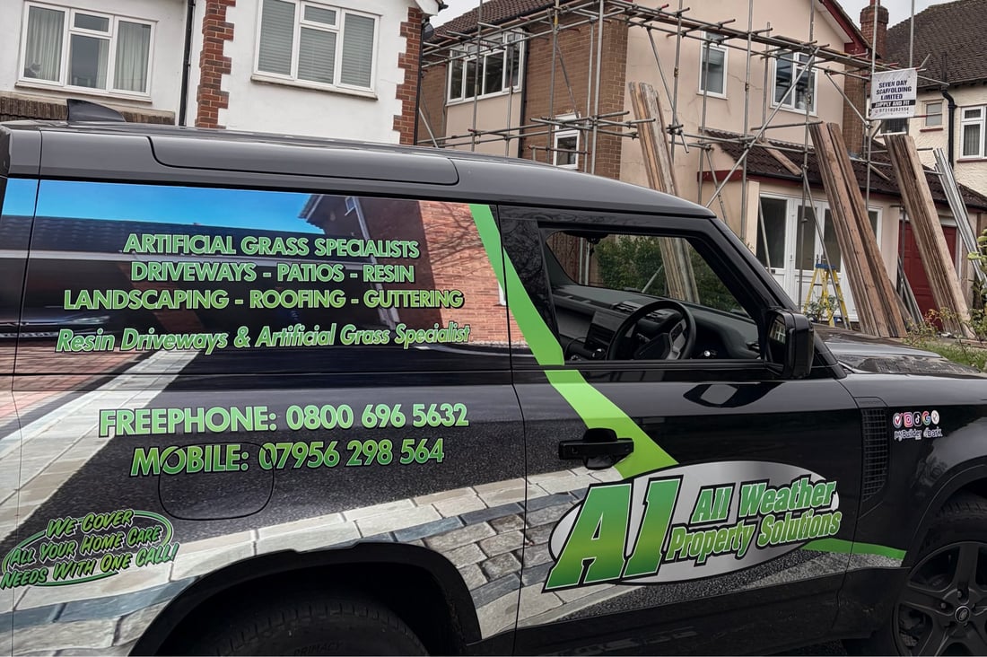 Main header - "A1 All Weather Property Solutions"