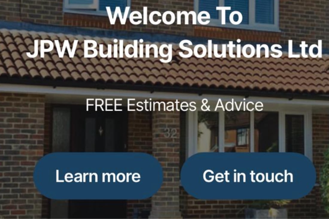 Main header - "JPW BUILDING SOLUTIONS LTD"