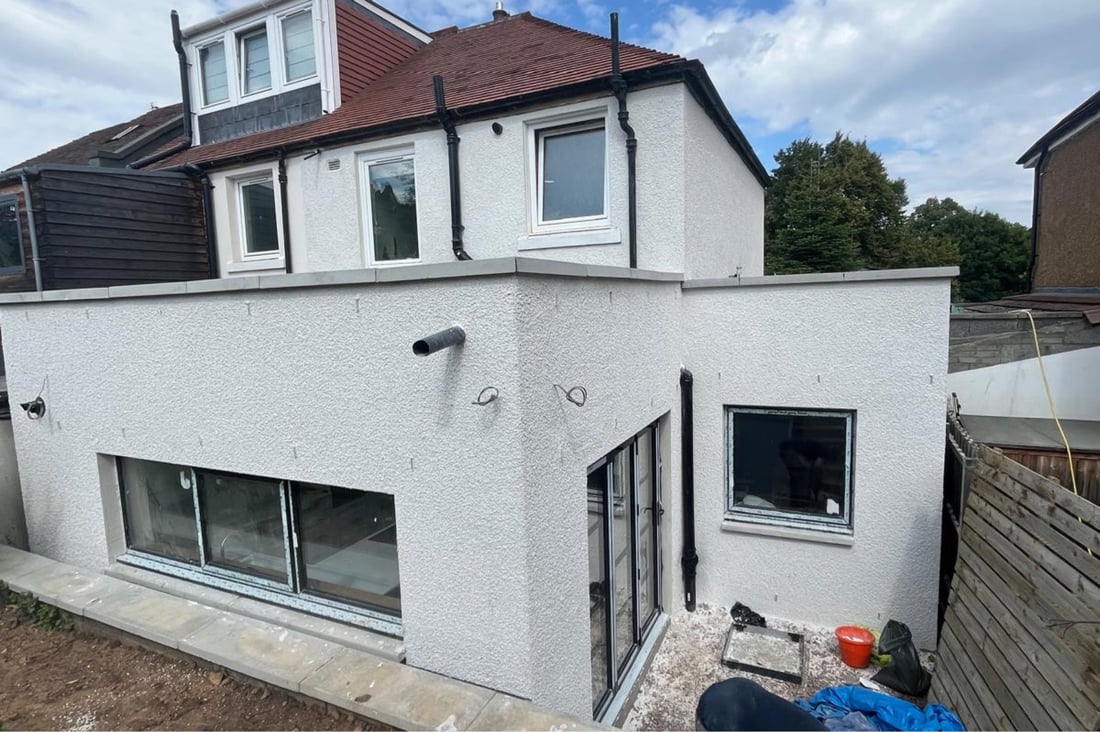 Main header - "Pentland Plastering & Roughcasting LTD"