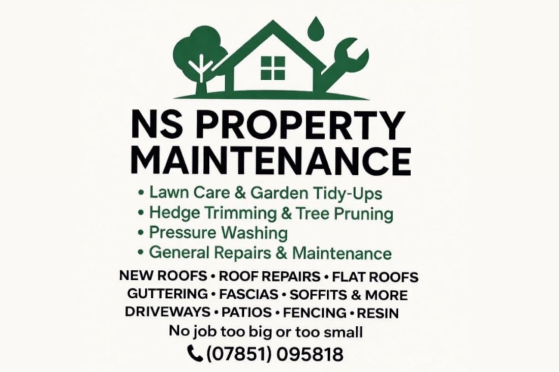 Main header - "NS Property Maintenance"