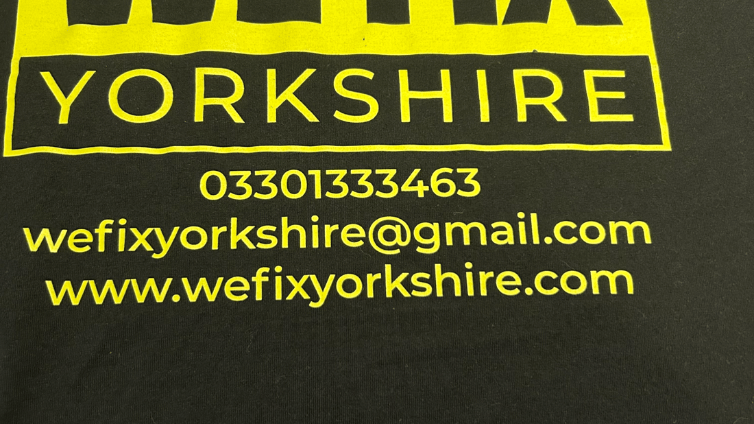 Main header - "We Fix Yorkshire LTD"