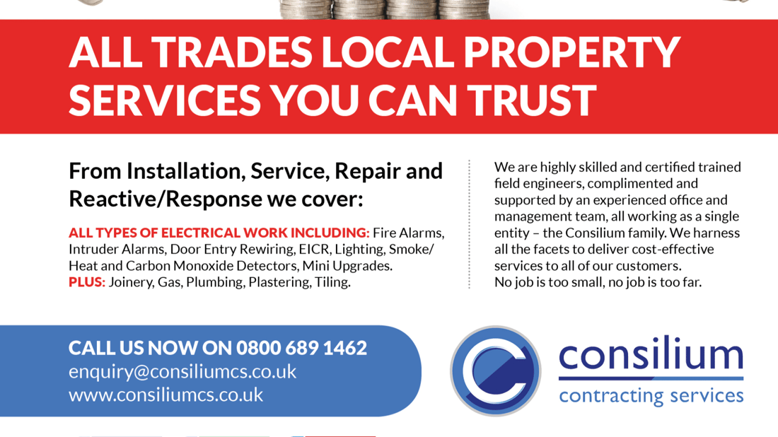Main header - "Consilium Contracting Domestic"