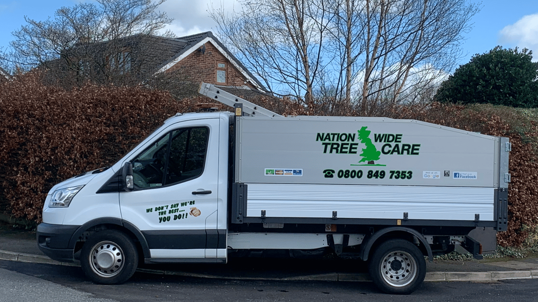 Main header - "Nationwide tree care"