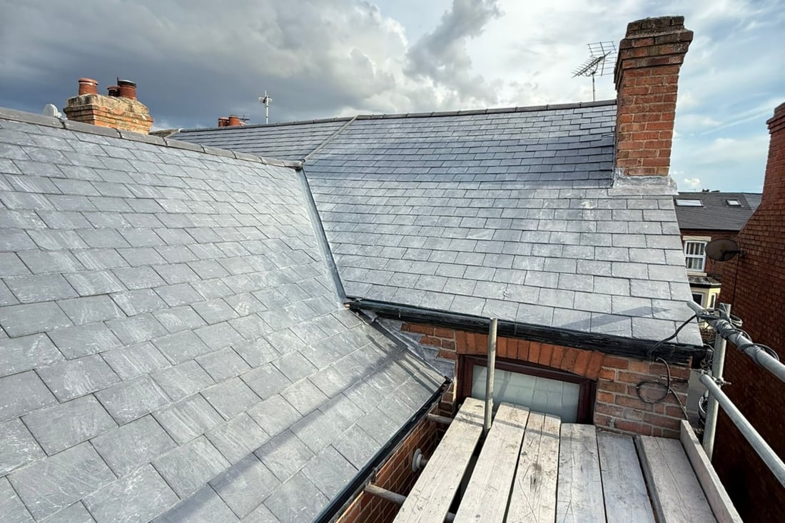 Main header - "Vortex Solutions Roof Repairs LTD"