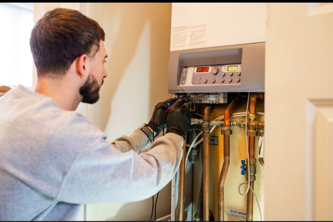Main header - "Orbital Heating & Plumbing"
