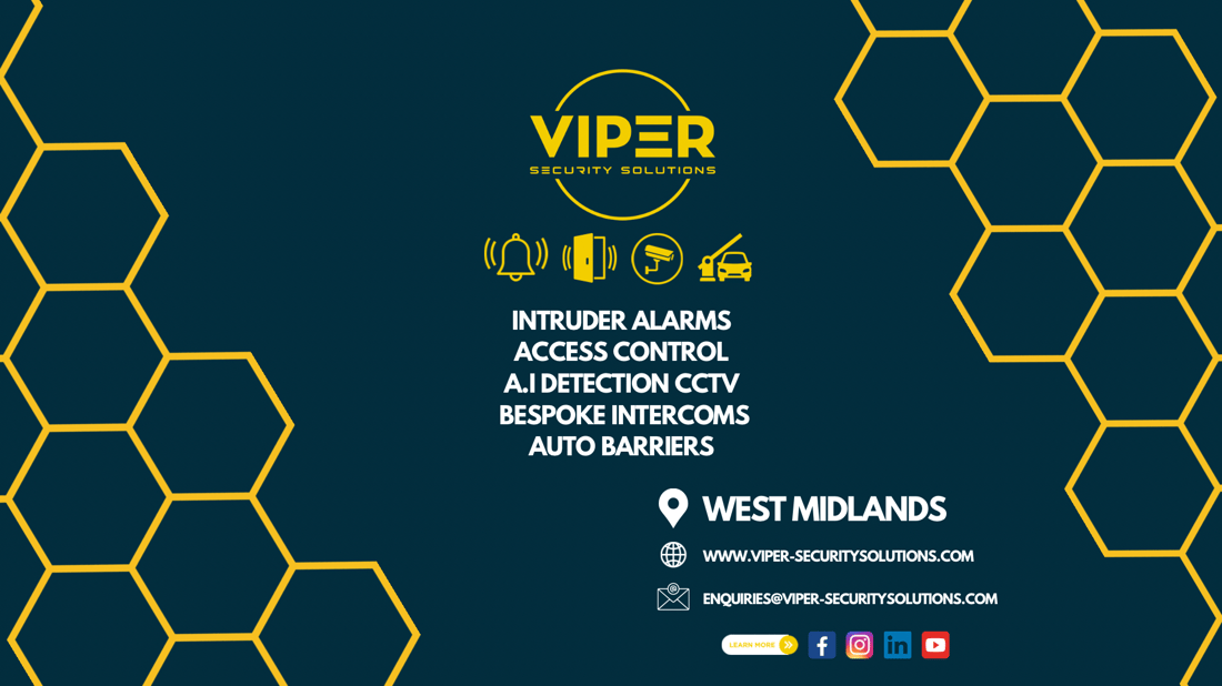 Main header - "VIPER Security Solutions"