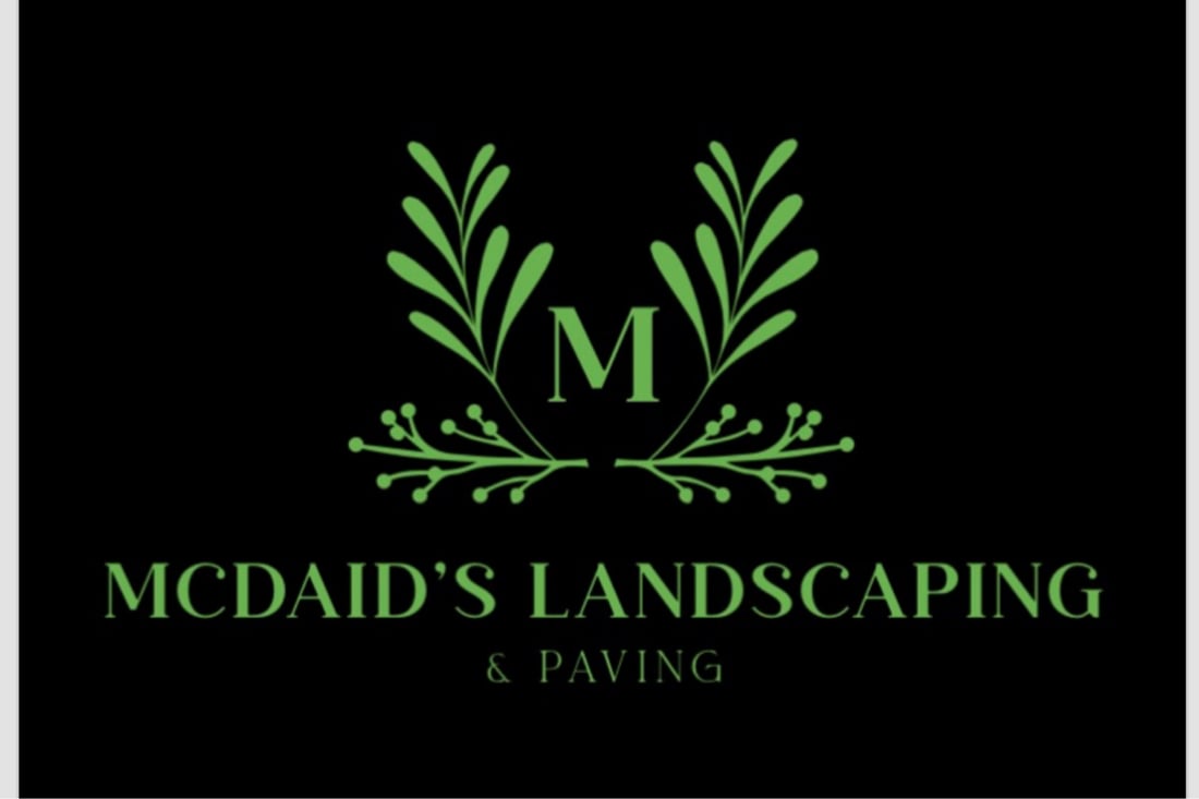 Main header - "Mcdaid Landscaping & Paving"