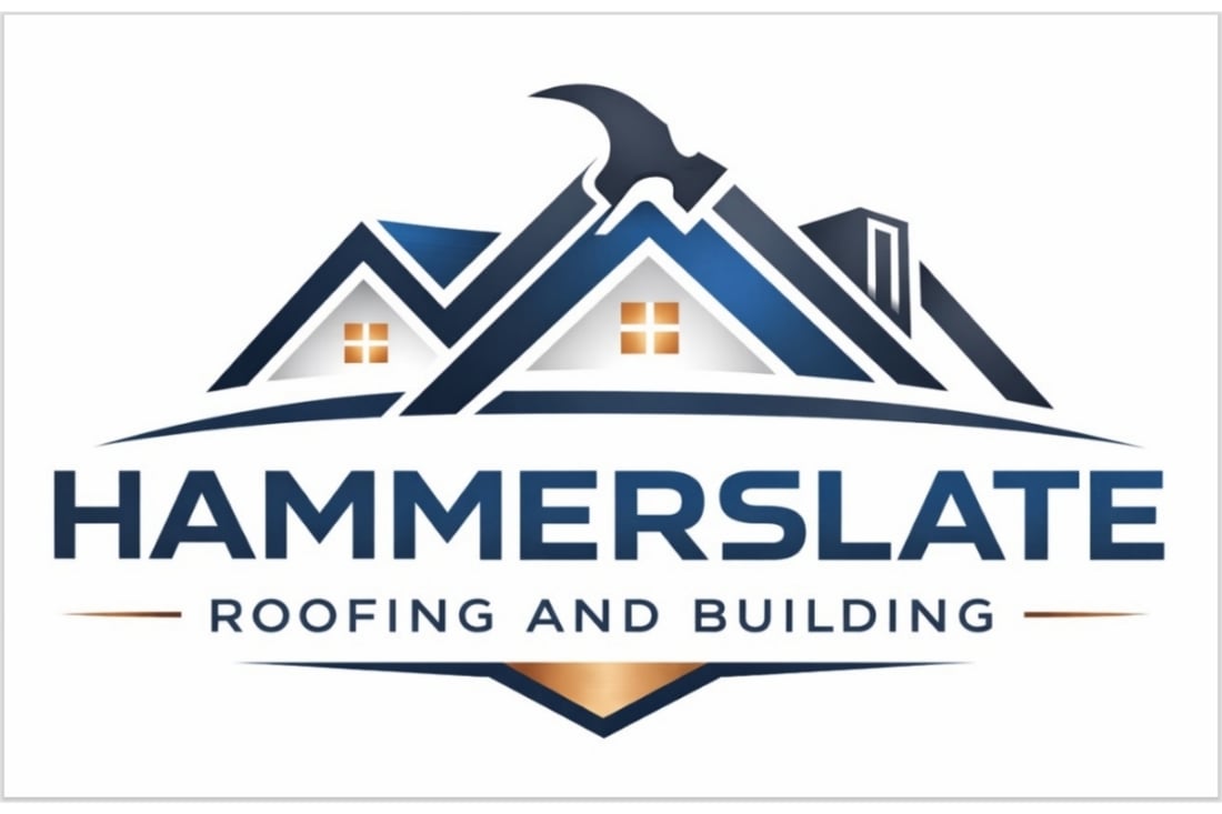 Main header - "Hammer Slate Roofing & Building LTD"