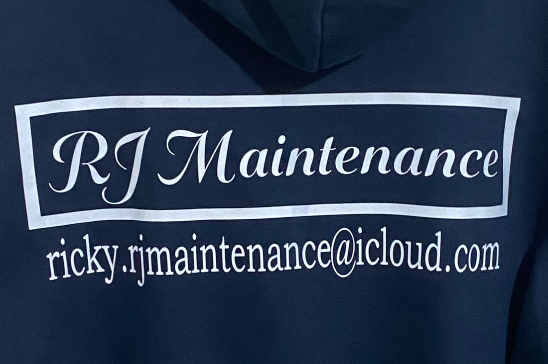 Main header - "RJ Maintenance"