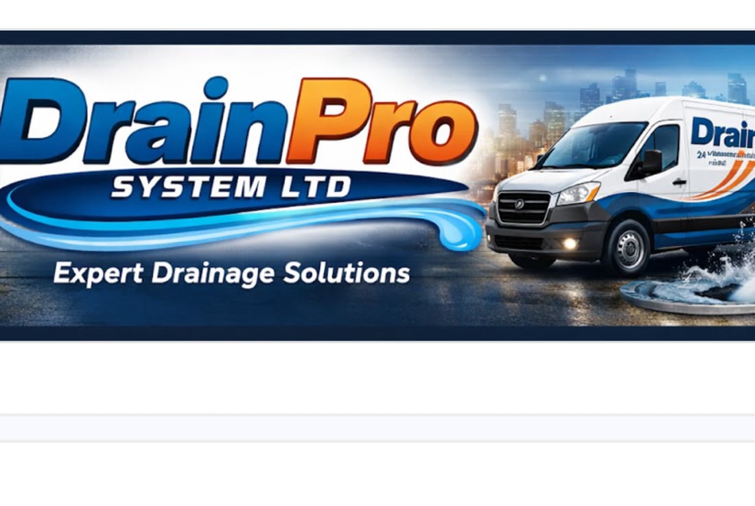 Main header - "Drain Pro System Ltd"