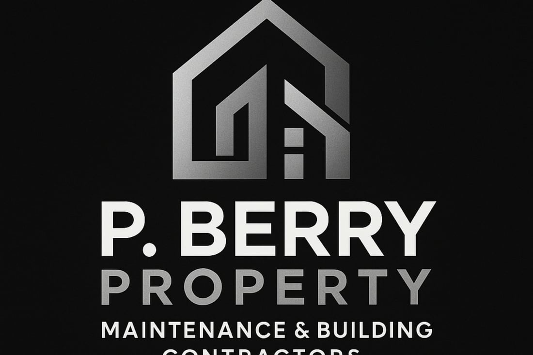 Main header - "P Berry Property Maintenance & Building Contractors"