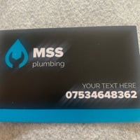Main header - "MSS Plumbing and Heating"