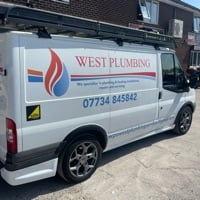 Main header - "West plumbing services"