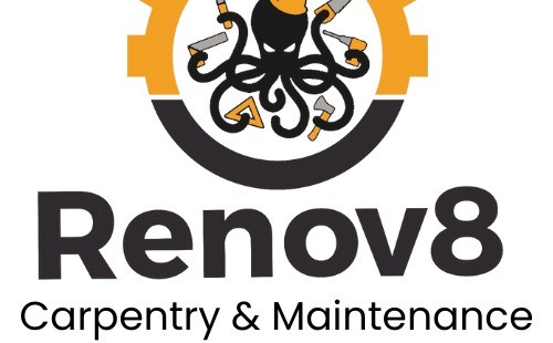 Main header - "Renov8 Carpentry and Maintenance"