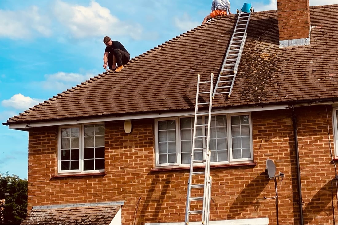Main header - "Apex Roofing"