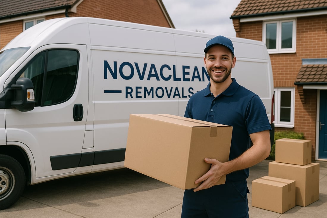 Main header - "Novaclean Removals"