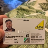 Main header - "DELTA T PLUMBING HEATING AND RENEWABLES LTD"