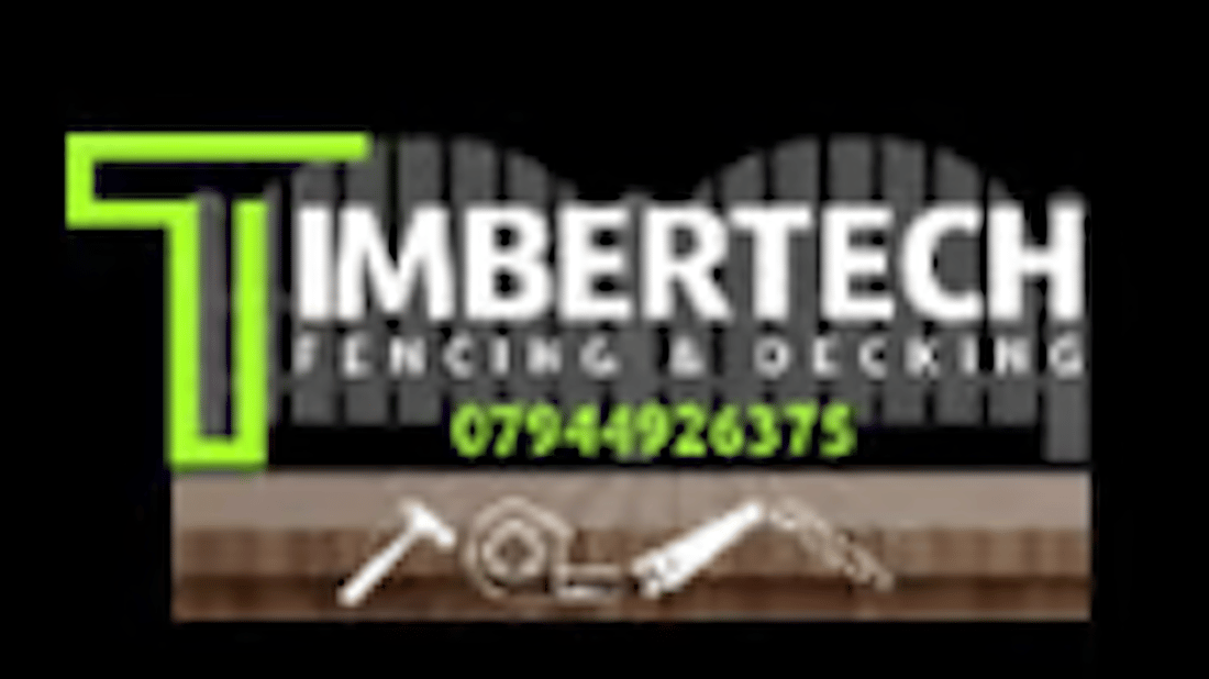 Main header - "TimberTech Fencing, Decking & Landscaping"
