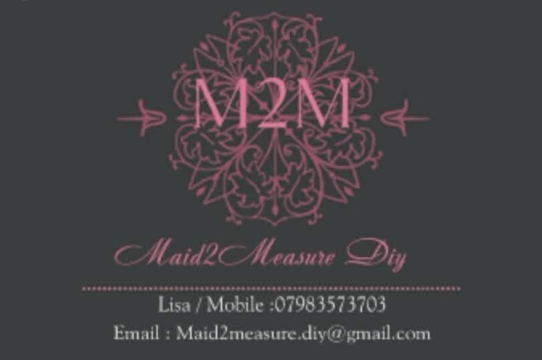 Main header - "Maid2measureDIY"