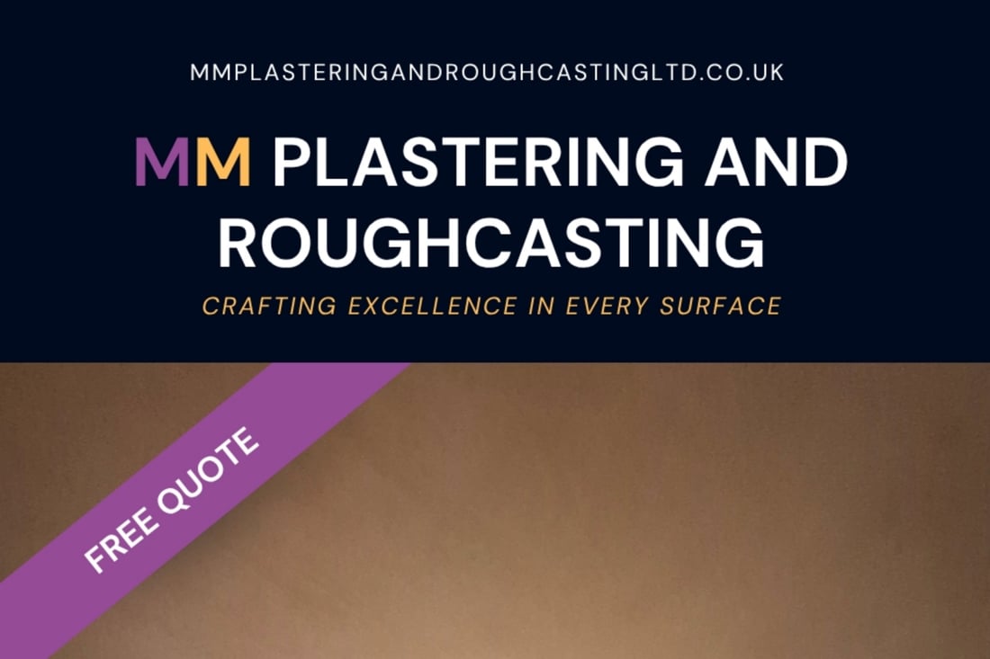 Main header - "MM Plastering & Roughcasting"