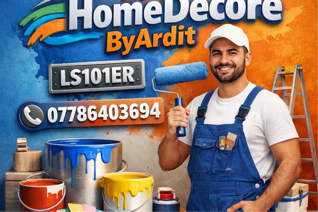 Main header - "Home Decor By Ardit"