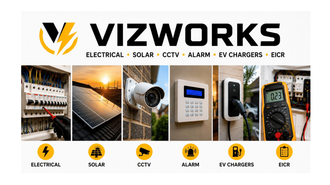 Main header - "Electrovisual Ltd"