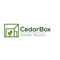 Main header - "CedarBox Garden Rooms"