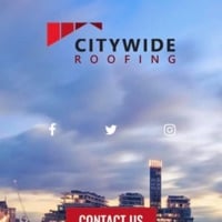 Main header - "City Wide Roofing"