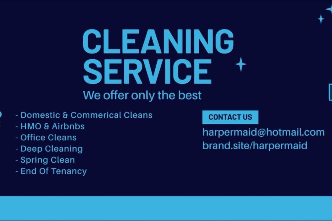 Main header - "Harper Maid"