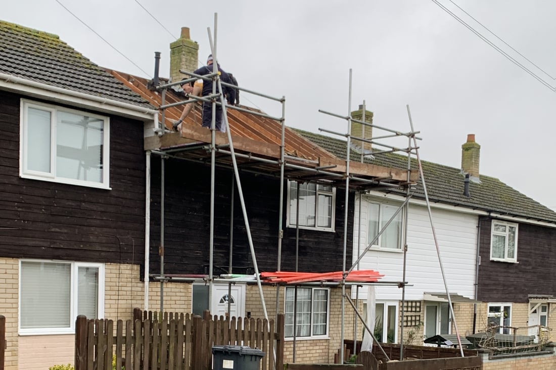 Main header - "Safeguard Roofing & Home Improvement Solutions "