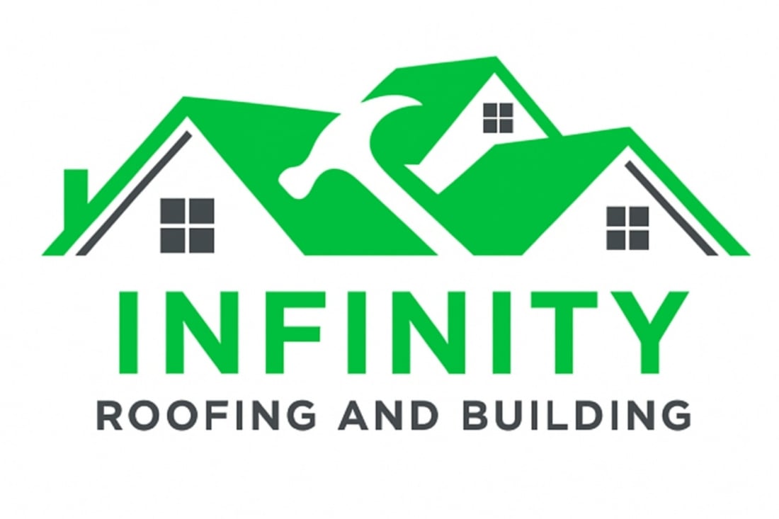 Main header - "Infinity Roofing & Building"