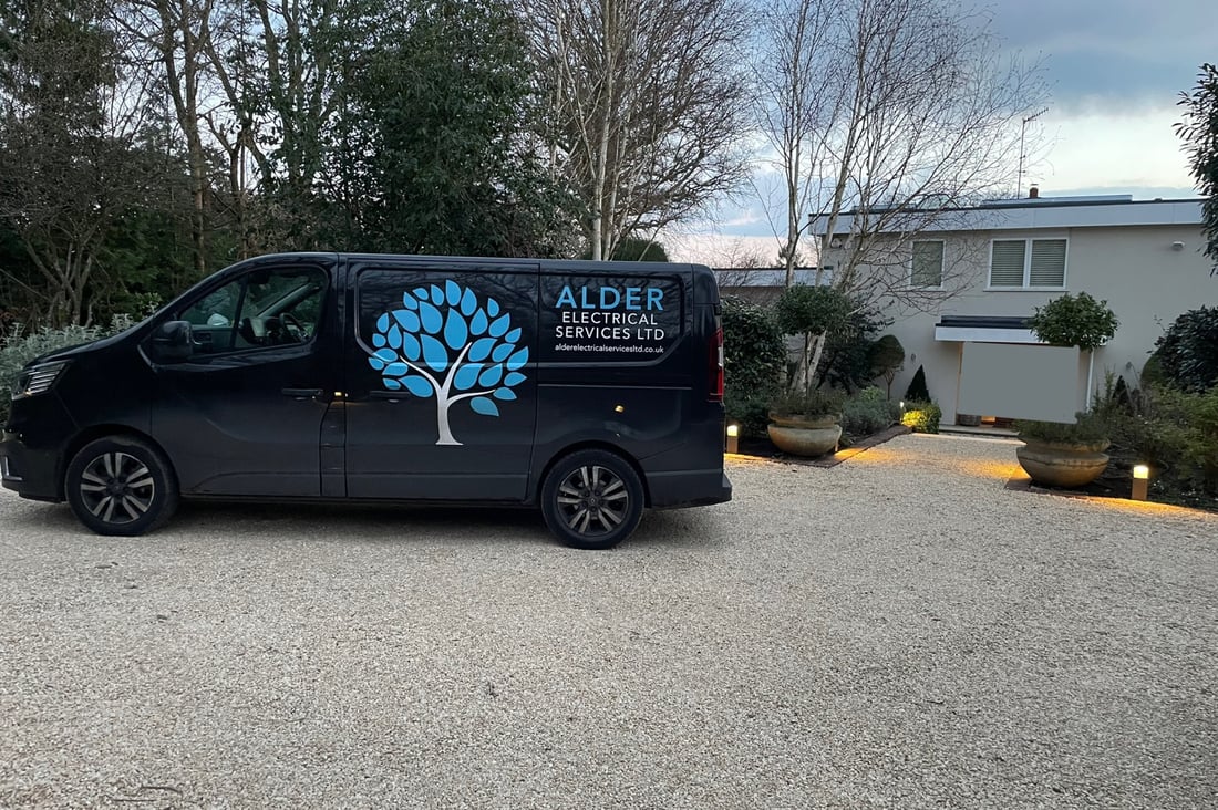 Main header - "Alder Electrical"