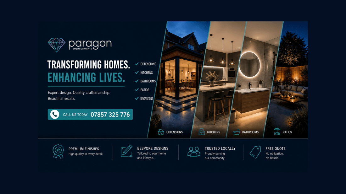 Main header - "Paragon Improvements"