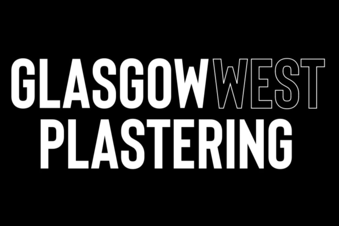 Main header - "GLASGOW WEST PLASTERING LTD"
