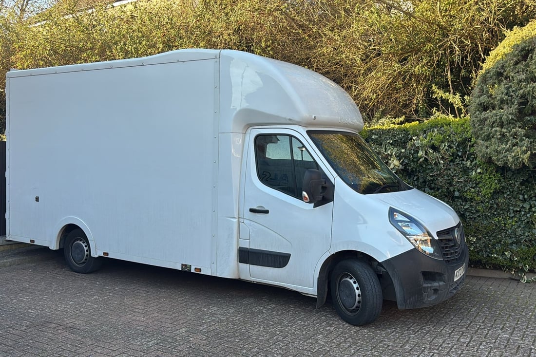 Main header - "The Driver & Van Hire Company"
