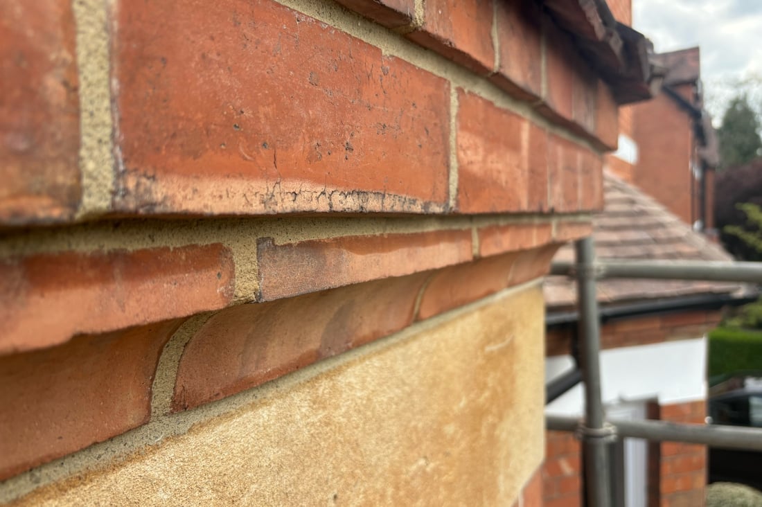 Main header - "FLM Brickwork & Masonry"