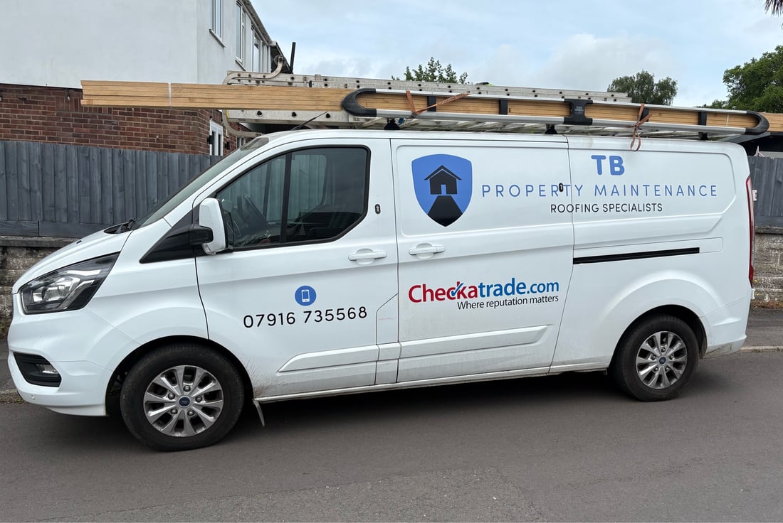 Main header - "TB Property Maintenance"