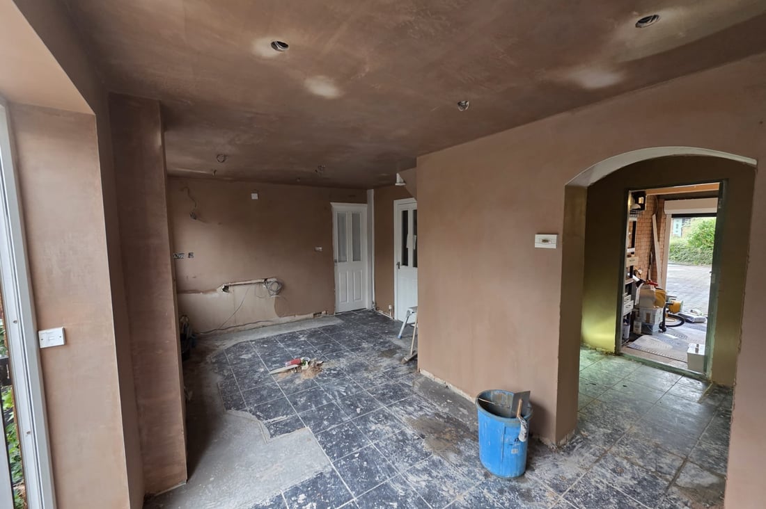 Main header - "Flawless Finish Plastering & Rendering Services"