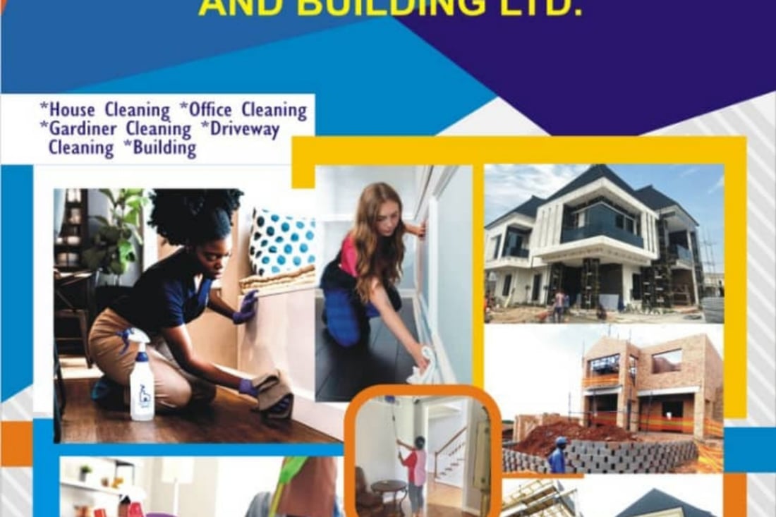 Main header - "G & G CLEANING AND BUILDING SERVICES"