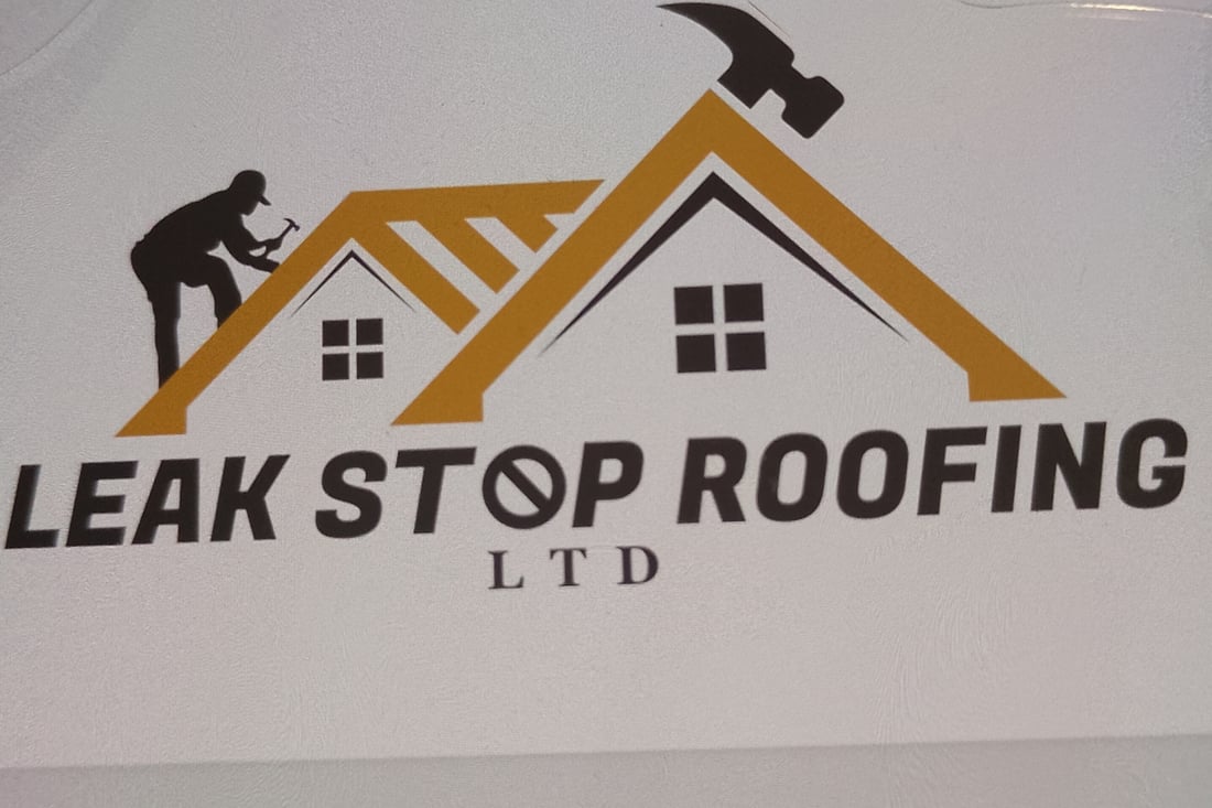Main header - "Leak Stop Roofing Ltd"