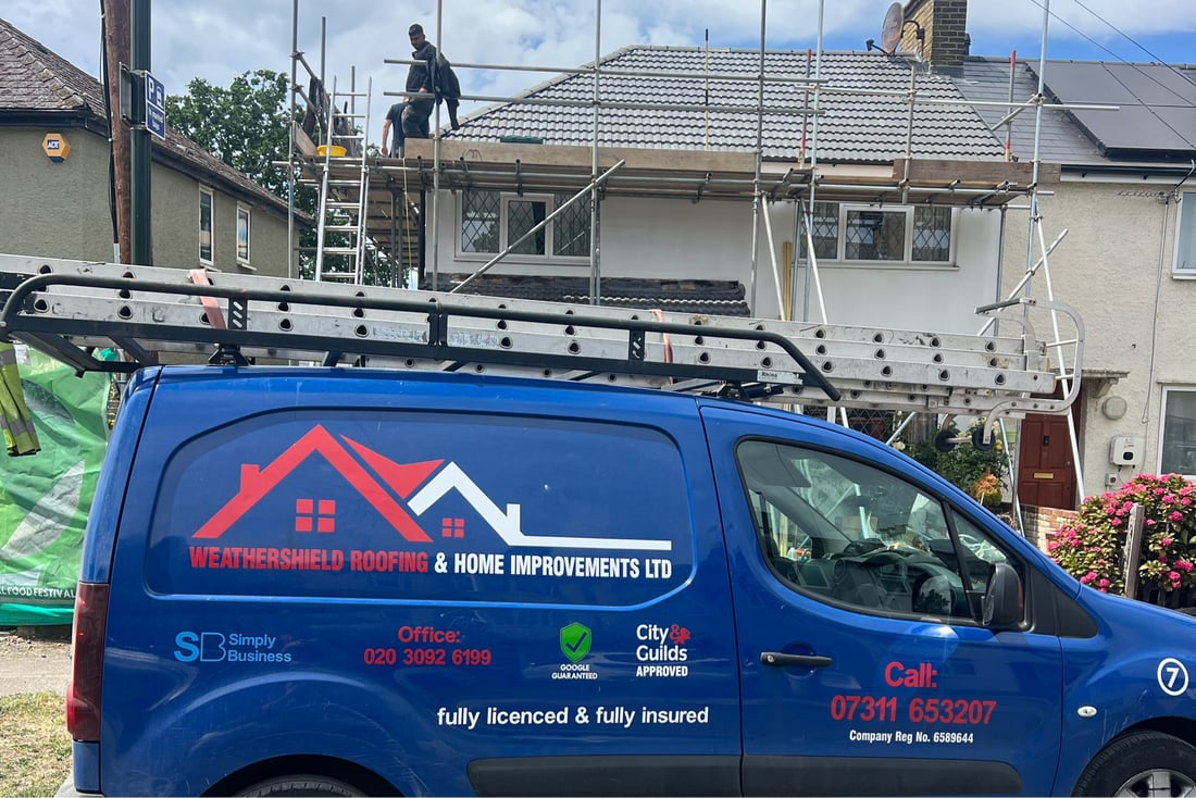 Main header - "Weathershield Roofing & Home Improvements LTD"