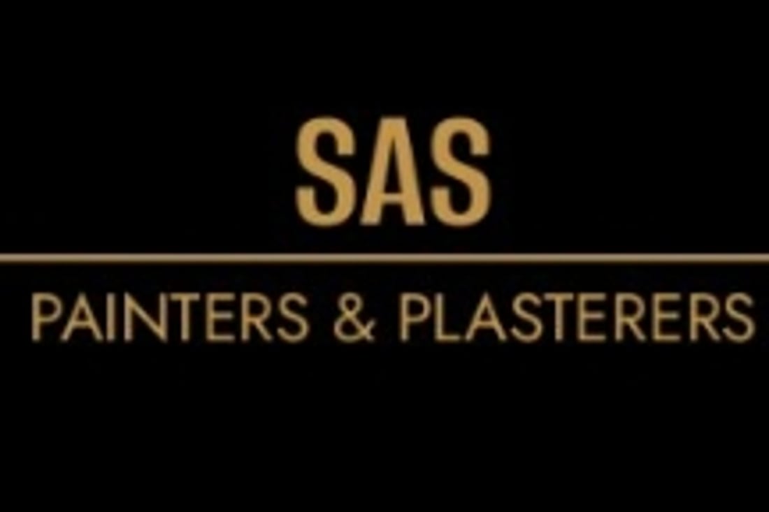 Main header - "SAS Painters & Plasterers"