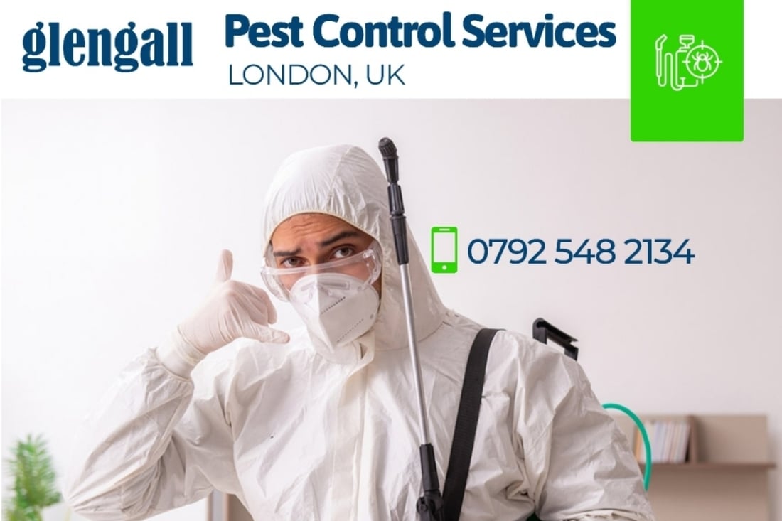 Main header - "GLENGALL PEST CONTROL SERVICES LTD"