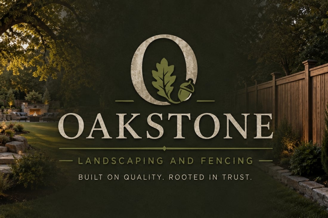 Main header - "Oakstone Landscaping"