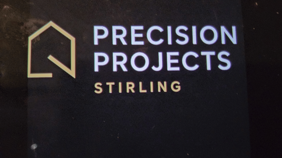 Main header - "Precision Projects Stirling"
