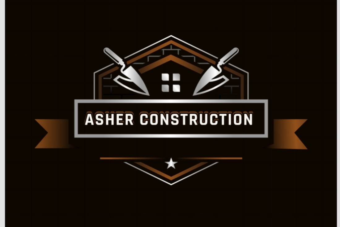 Main header - "Asher Brickwork"