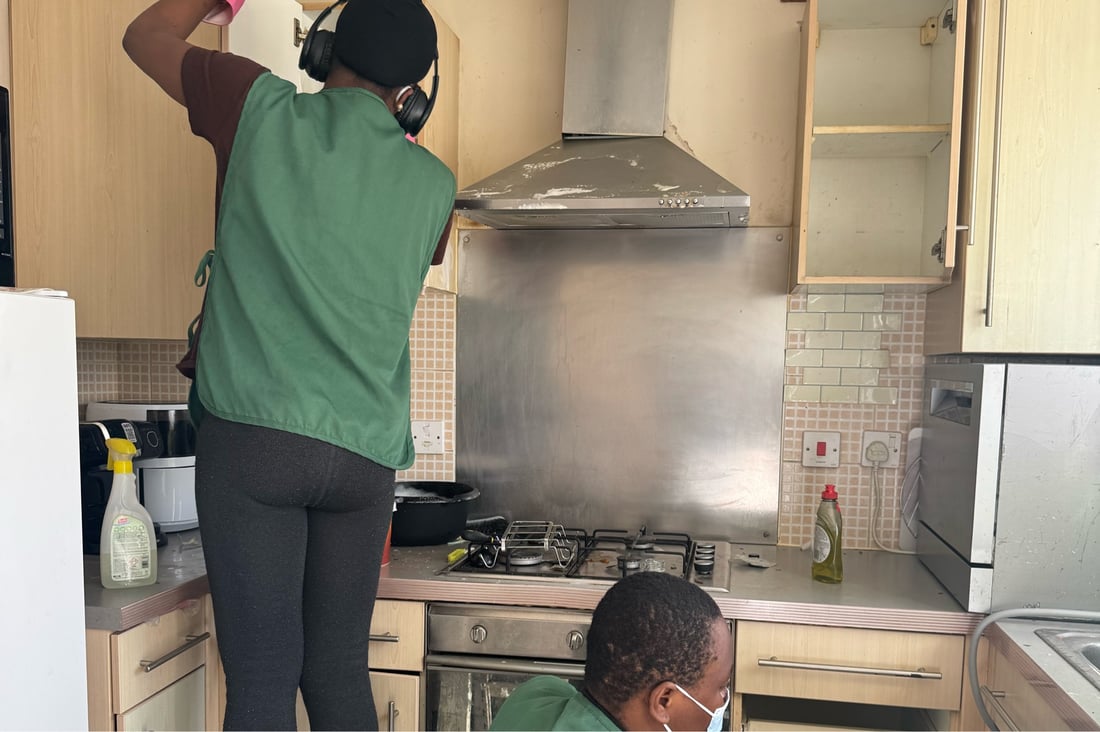 Main header - "SYLVIANETTE CLEANING SERVICES LTD"